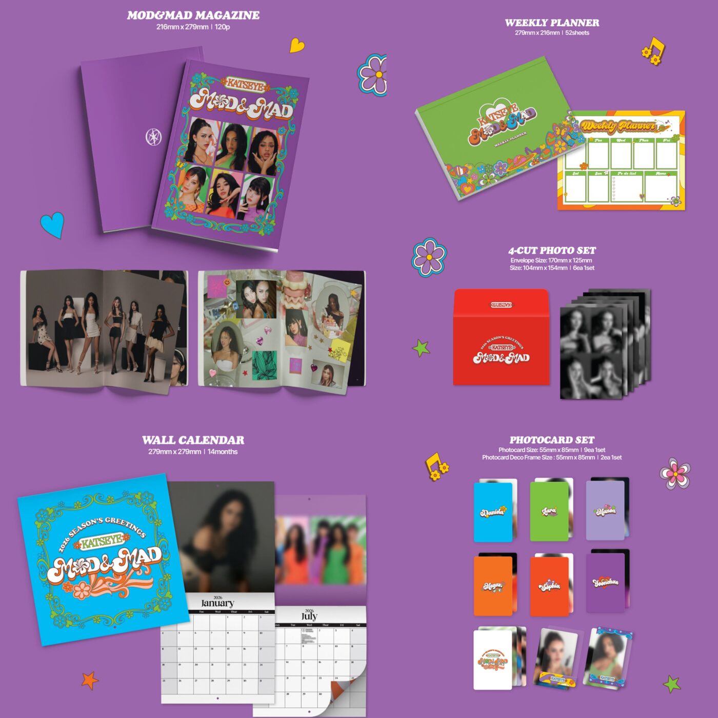 KATSEYE - 2026 SEASON'S GREETINGS [MOD & MAD] - Citi - Veikals